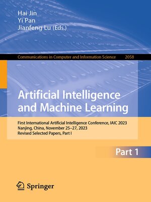 cover image of Artificial Intelligence and Machine Learning